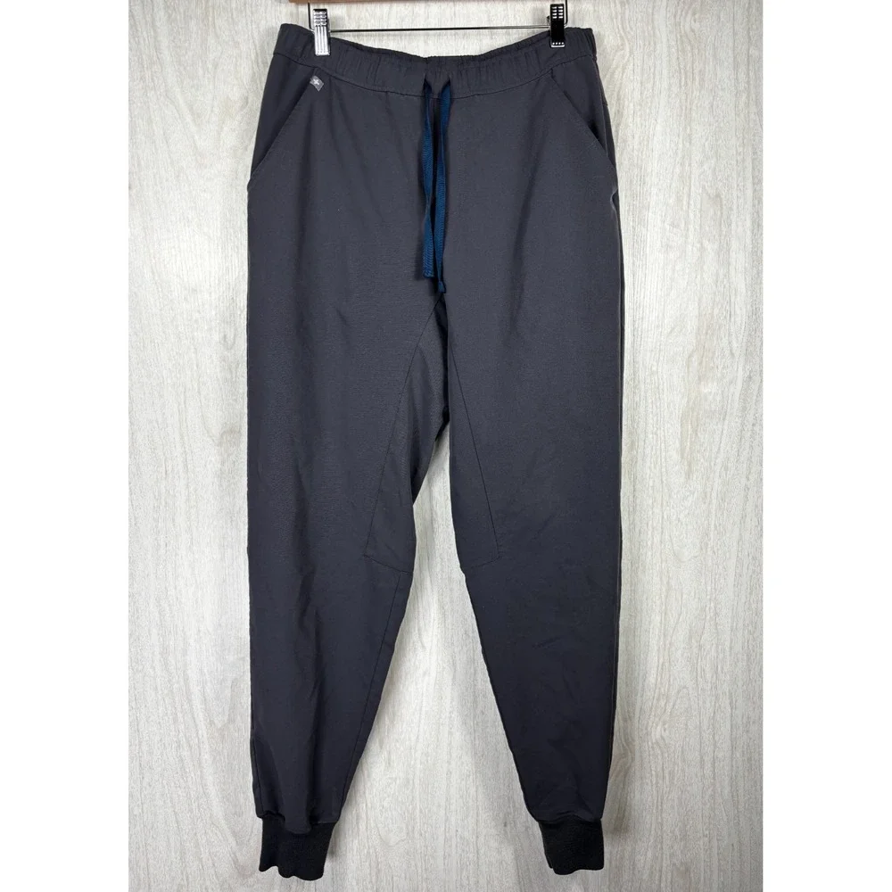 FIGS Tansen Jogger Scrub Pants Mens M Gray FIONx Stretch Medical Athletic